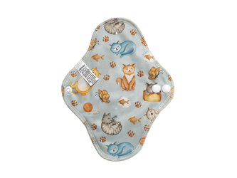 BIO Slipová vložka (PUL) - Kočičí snění & přírodní bambusovo-biobavlněné froté