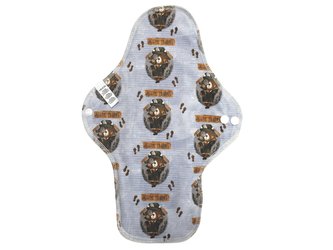 XL vložka (PUL) - Detektiv Ted, sv. žlutý velur (kojenecký plyš)