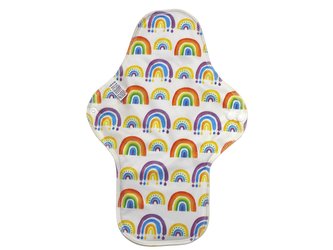 XL vložka (PUL) - Duha, sv. žlutý velur (kojenecký plyš)