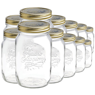 Zavařovací sklenice Bormioli Rocco, Quattro Stagioni | 12 ks | 1 L