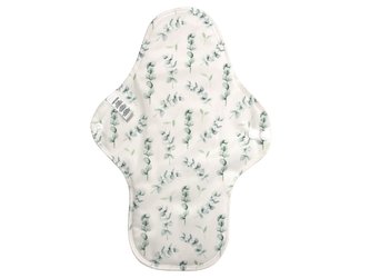 XL vložka (PUL) - Eukalyptus, bledě zelený velur (kojenecký plyš)