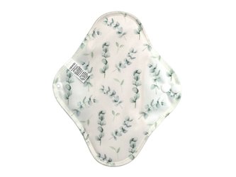 Denní vložka (PUL) - Eukalyptus, bledě zelený velur (kojenecký plyš)