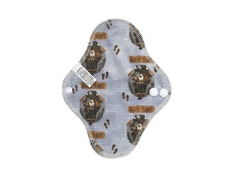 BIO Slipová vložka (PUL) - Detektiv Ted & přírodní bambusovo-biobavlněné froté