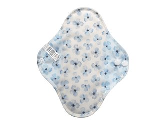 BIO Denní vložka (PUL) - Pomněnky & přírodní bambusovo-biobavlněné froté