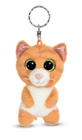 NICI Glubschis klíčenka Kočka mourovatá Tabbrey 9cm, GREEN