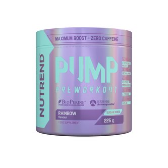 Předtréninkový stimulant PUMP - Nutrend - rainbow - 225 g