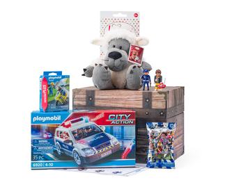 Truhla plná hraček „PLAYMOBIL 001“, limitovaná edice