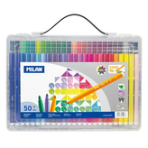 Fixy MILAN kulaté 0.5 mm MAXI - sada 50 ks kufřík