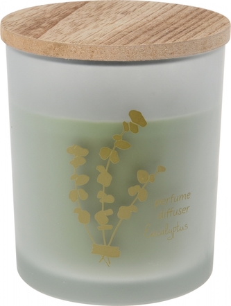 Vonná svíčka ve skle Eukalyptus 10x8,8 cm s víčkem
