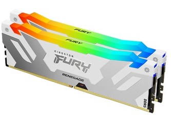 KINGSTON DIMM DDR5 (Kit of 2) FURY Renegade White RGB XMP 32GB 6000MT/s CL32