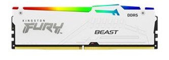KINGSTON DIMM DDR5 FURY Beast White RGB EXPO 16GB 5200MT/s CL36