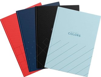 Brulion A5/96K kratka Colors mix (5szt)