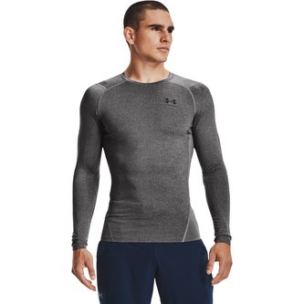 Kompresní tričko HG Armour Comp LS Grey - Under Armour - Velikost: L