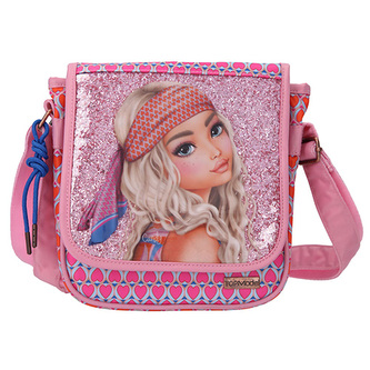 Kapsička na rameno Top Model, Candy, se srdíčky a flitry