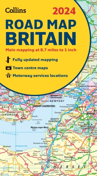 2024 Collins Road Map of Britain