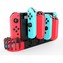 iPega SW071 Nabíjecí Stanice pro Nintendo Switch a JoyCon černá/červená