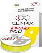 Přívlačová šňůra Climax iBraid NEO yellow 135m Průměr: 0,06mm / 3,2kg