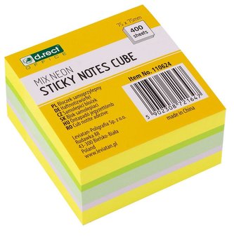 Bloczek samoprzylepny 75x75mm Cytrus D.RECT