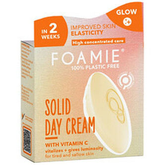 Foamie Tuhý rozjasňující pleťový krém Energy Glow (Solid Day Cream) 35 g woman