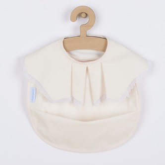 Luxusní omyvatelný bryndák New Baby 34x25 girl
