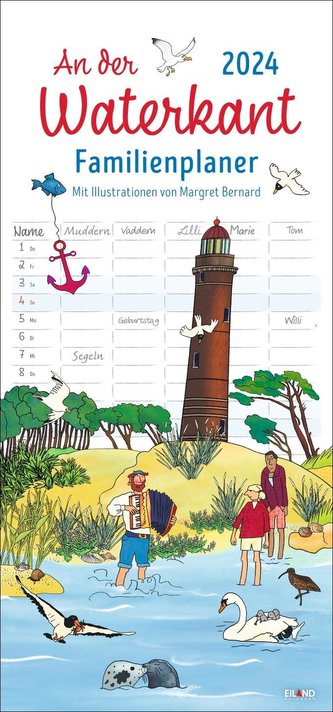 An der Waterkant Familienplaner 2024