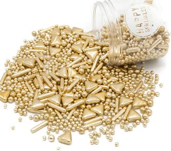 Zdobení Happy Sprinkles Vintage gilding 200g
