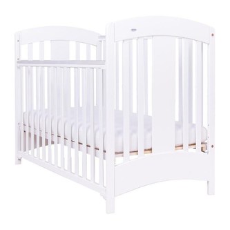 Dětská postýlka Drewex Natálka se stahovací bočnicí bílá