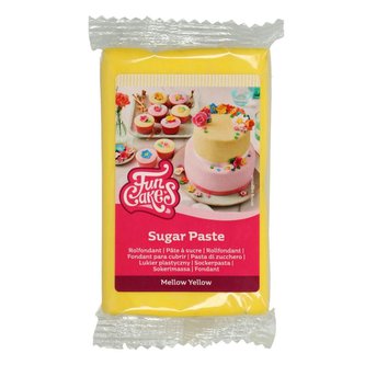 Žlutý fondán mellow yellow FunCakes, 250 g