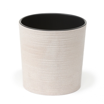 Plastový květináč Malwa ECO 300 mm vroubek, bílý