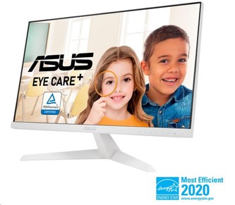 ASUS LCD 23.8" VY249HE-W 1920x1080 Gaming IPS 75Hz 1ms 250cd VGA HDMI VESA 10x10 Low Blue Light, Flicker Free - Bílý