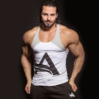 Aesthetix Era pánské tílko Stringer Carbon White M Bílá