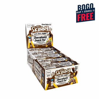 Skinny Chocaholic snack Pot 330g Choco Hazelnut box