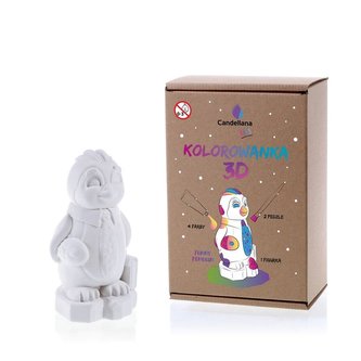 Figurka do pomalowania - Funny Penguin