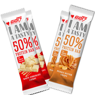 GOT7 50% Protein bar Bílá čokoláda s křupinkama 60g