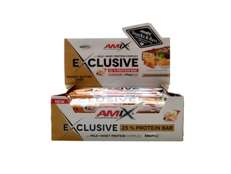 Amix - Exclusive bar 12 x 85 g - bílá čokoláda-kokos