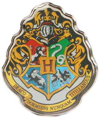 Placka Harry Potter: Bradavice (3 x 3 cm)