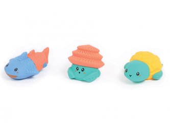 Zvířátka do koupele šroubovací Moře 3 ks
