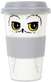 Keramický cestovní hrnek s víčkem Harry Potter: Hedvika (objem 250 ml)