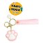 Brelok kocia łapka różowy