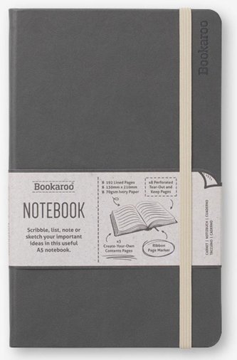 Bookaroo Notatnik Journal A5 - Szary