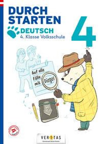 Durchstarten Volksschule 4. Klasse. Auf alle Fälle mit Diego! Deutsch - Übungsbuch