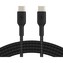 Belkin BOOST Charge Braided USB-C/USB-C odolný kabel, 1m, černý