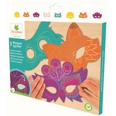 POCKETS škrabací obrázky Masky