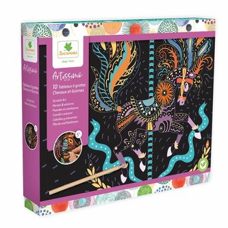 ARTISSIMO škrabací obrázky Koně a jednorožci