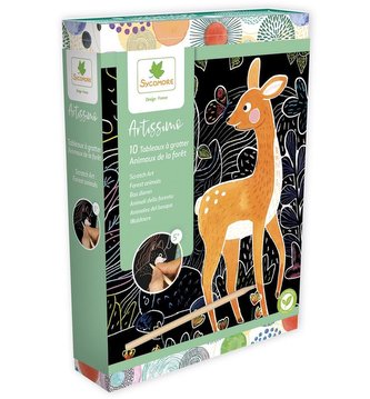 ARTISSIMO škrabací obrázky Lesní zvířata