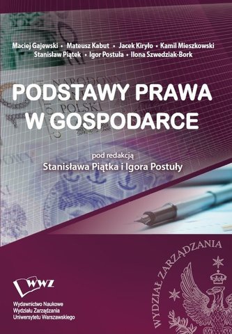 Podstawy prawa w gospodarce Podstawy prawa w gospodarce