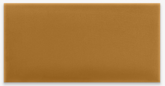 Čalouněný nástěnný panel 60x30 cm mustard/hořčicová MyBestHome