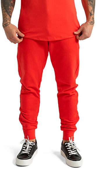 GymBeam Pánské tepláky Limitless Hot Red L