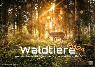 Waldtiere - Heimische Waldbewohner - Der Tierkalender - 2024 - Kalender DIN A2