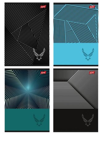 Zeszyt A5/60K linia Optical Illusion (10szt)